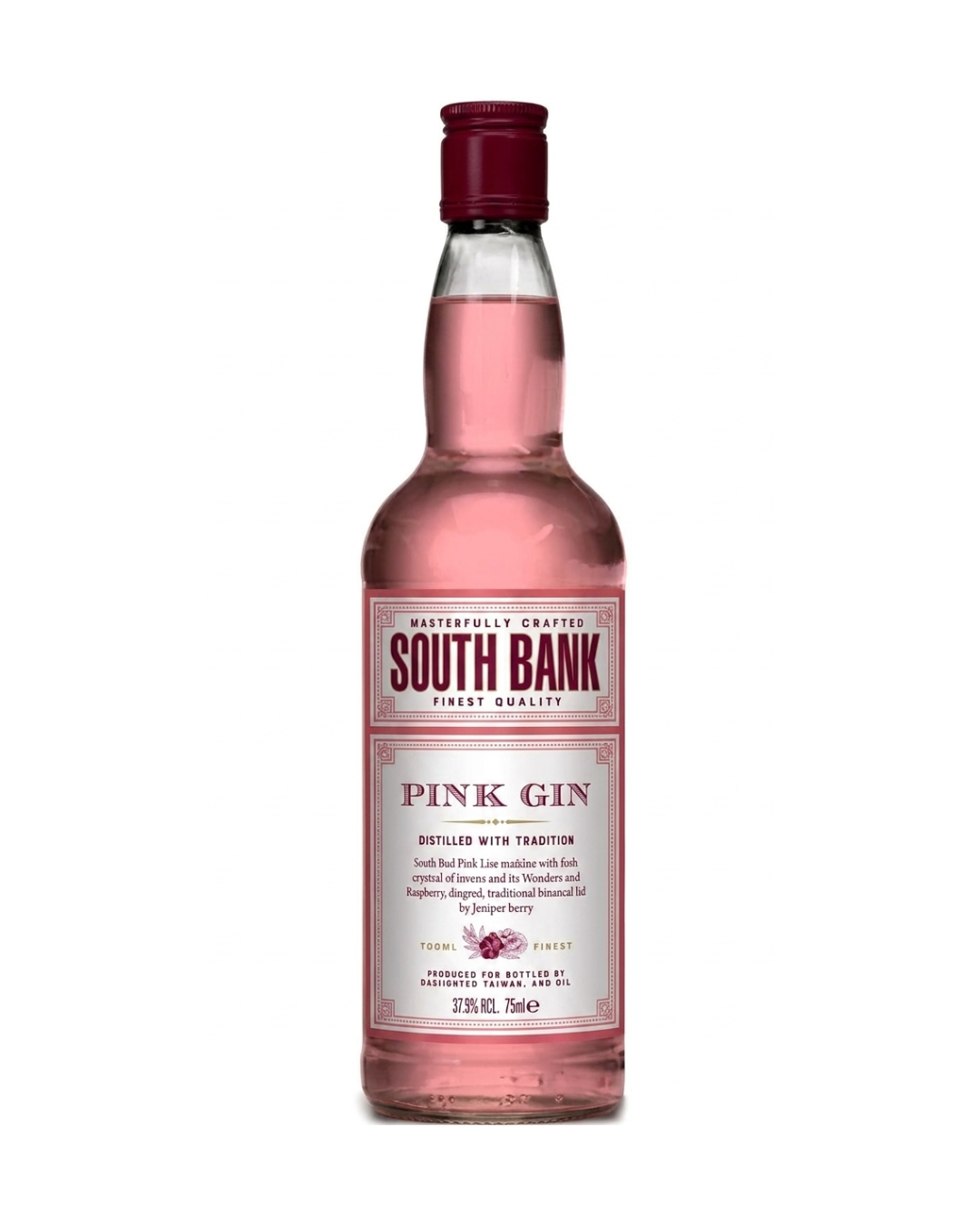 South Bank Pink Gin - 700ml