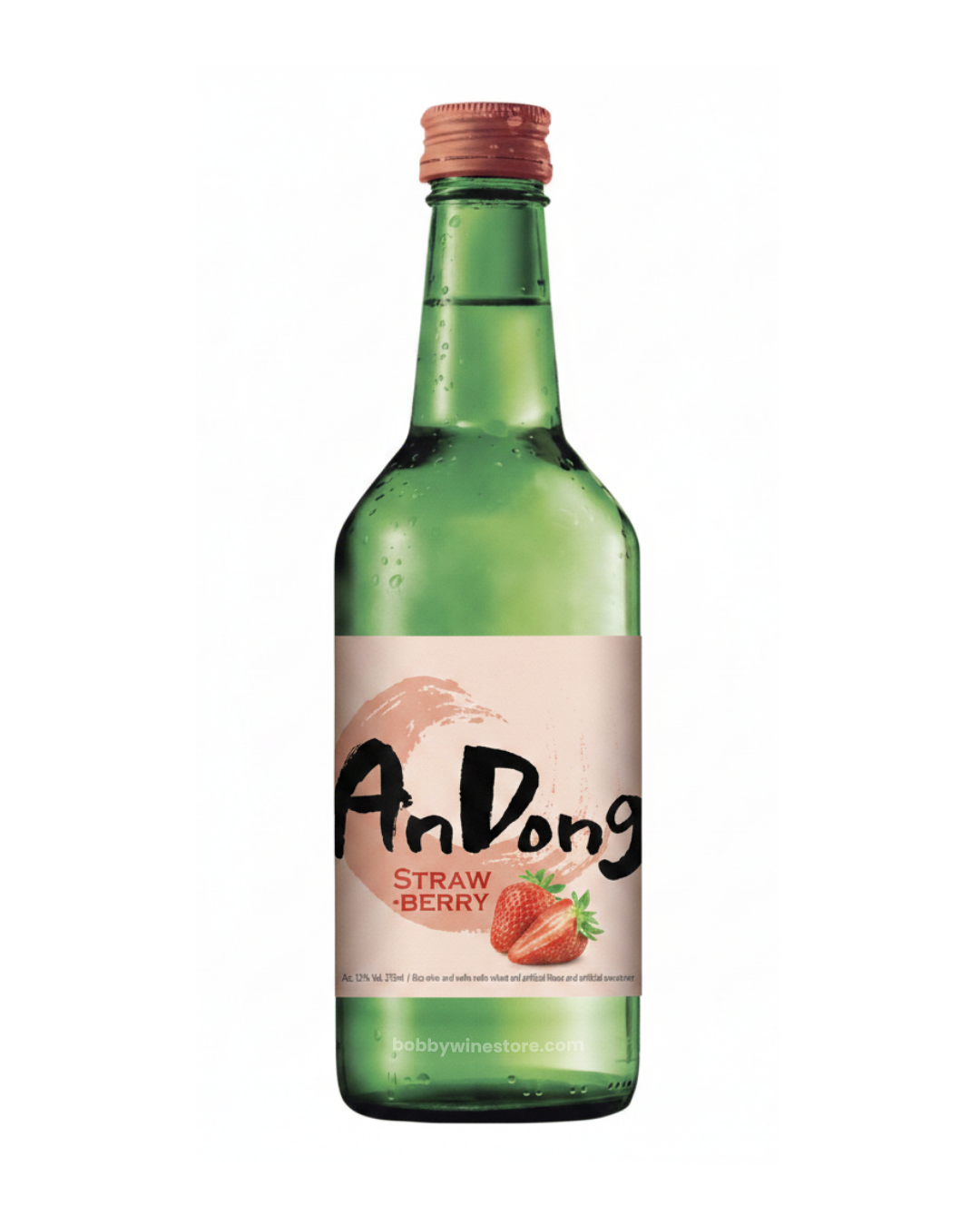 Andong Strawberry Traditional Rice Soju - 375ml