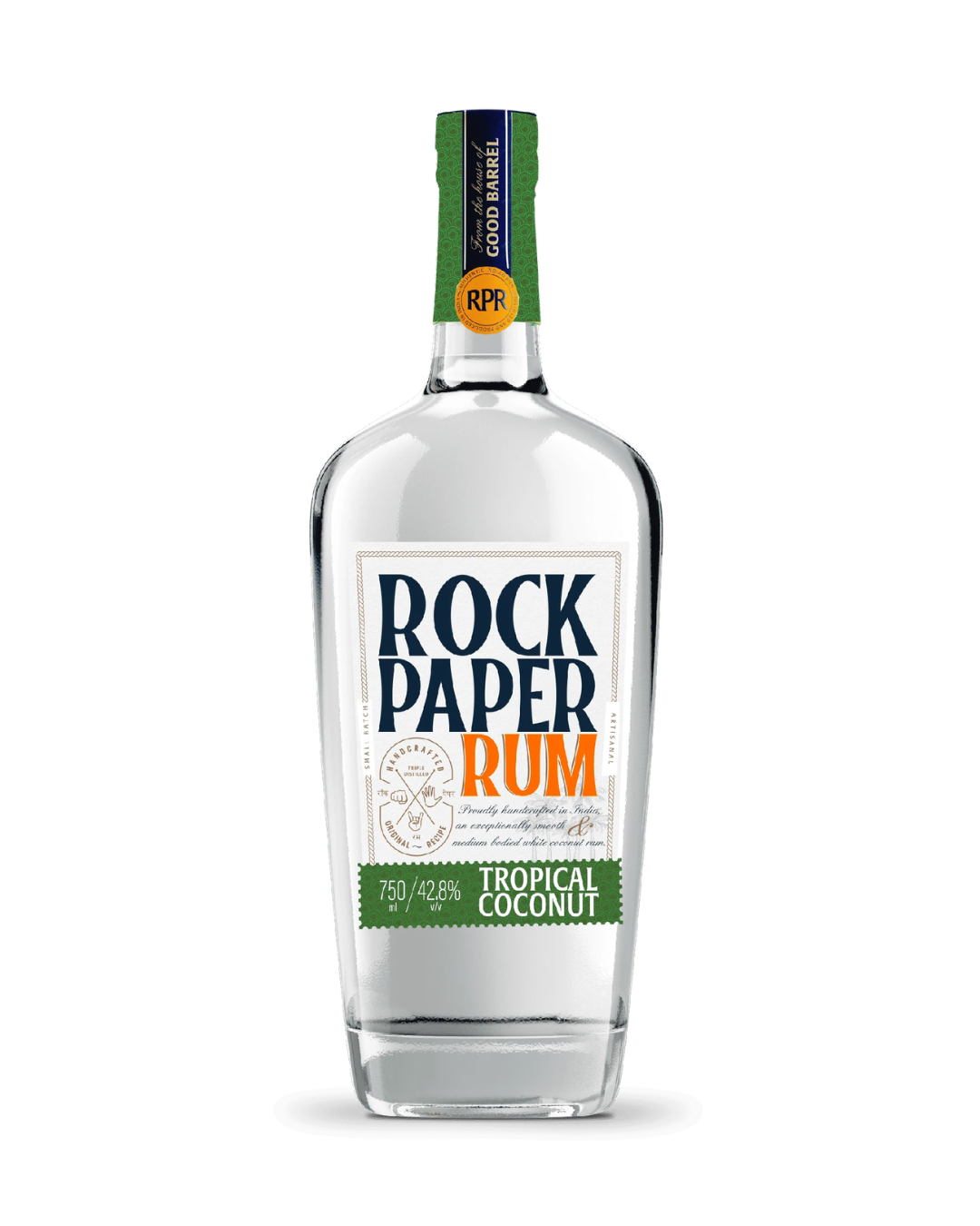 Rock Paper Tropical Coconut Rum - 750ml