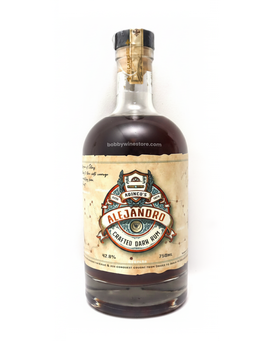 Alejandro Crafted Dark Rum - 750ml