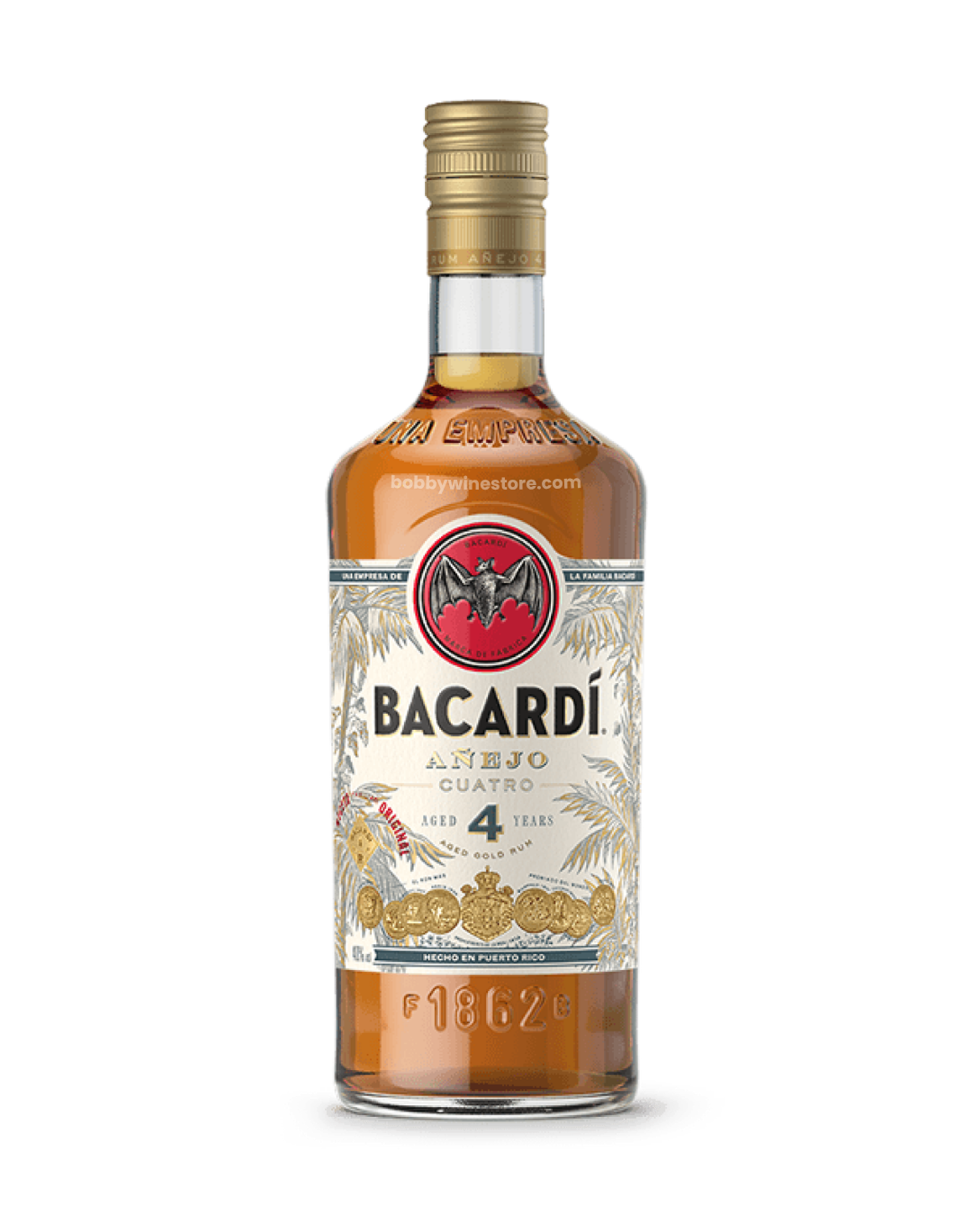 Bacardi Anejo Cuatro 4 Years Rum - 750ml