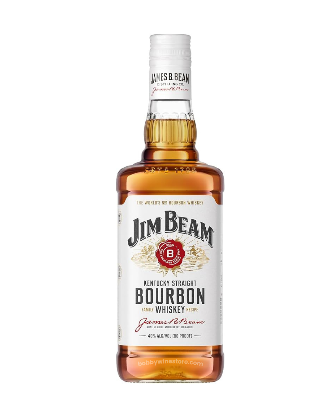 Jim Beam White Bourbon Whiskey - 750ml