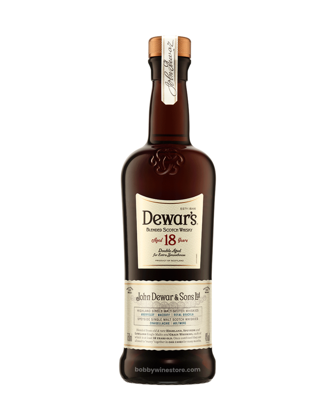 Dewars 18 Years Scotch Whisky - 750ml