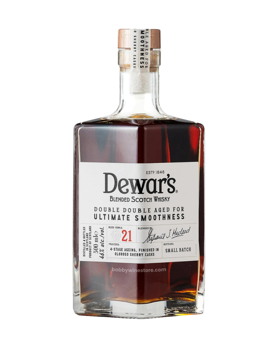 Dewar's 21 Years Scotch Whisky -500ml