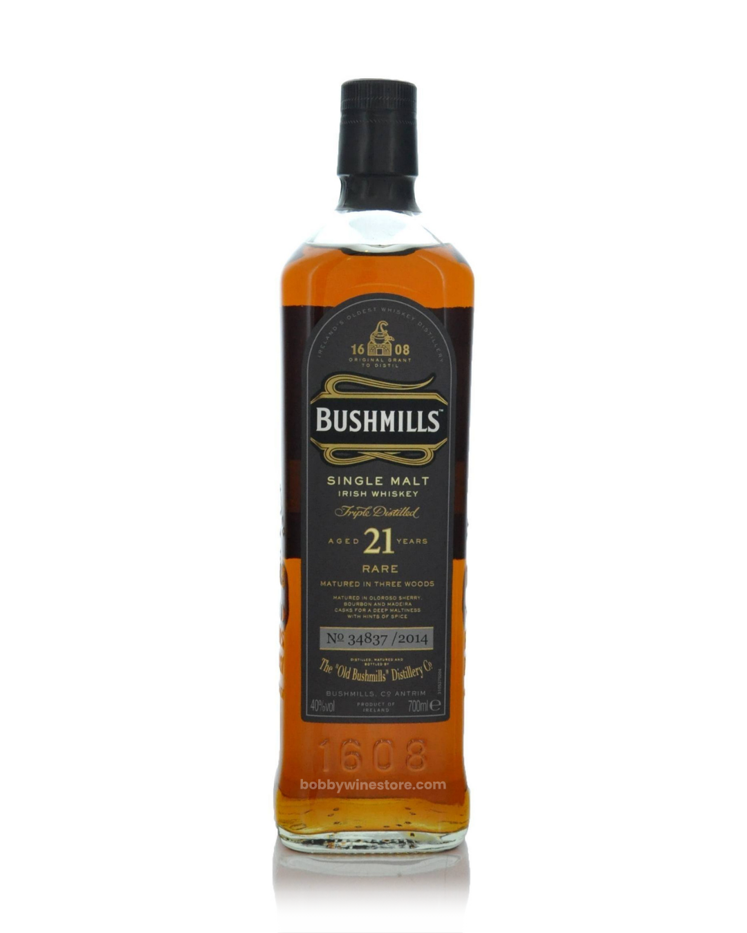 Bushmills 21 Years Single Malt Whiskey - 750ml