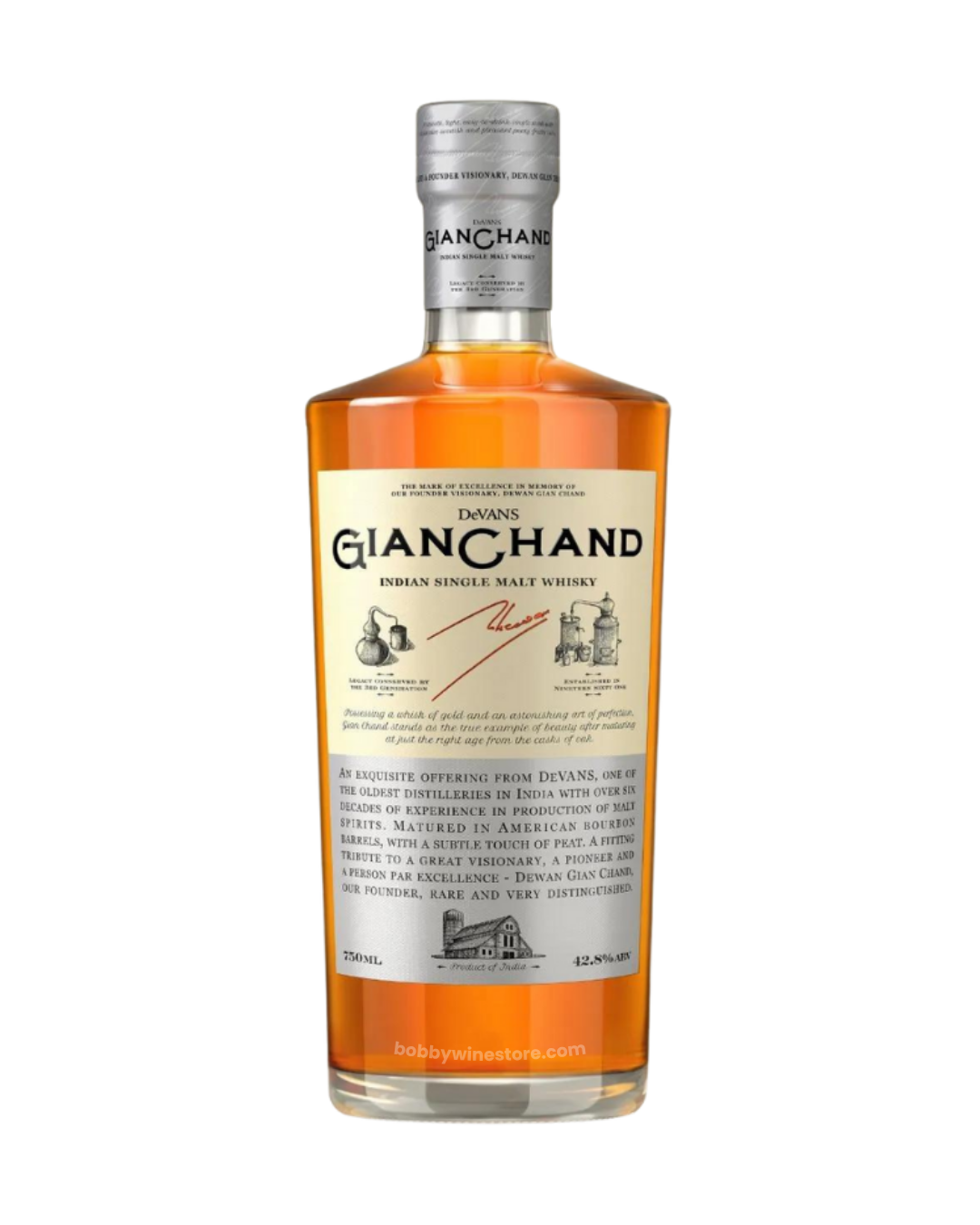 Gianchand Indian Single Malt Whisky - 750ml