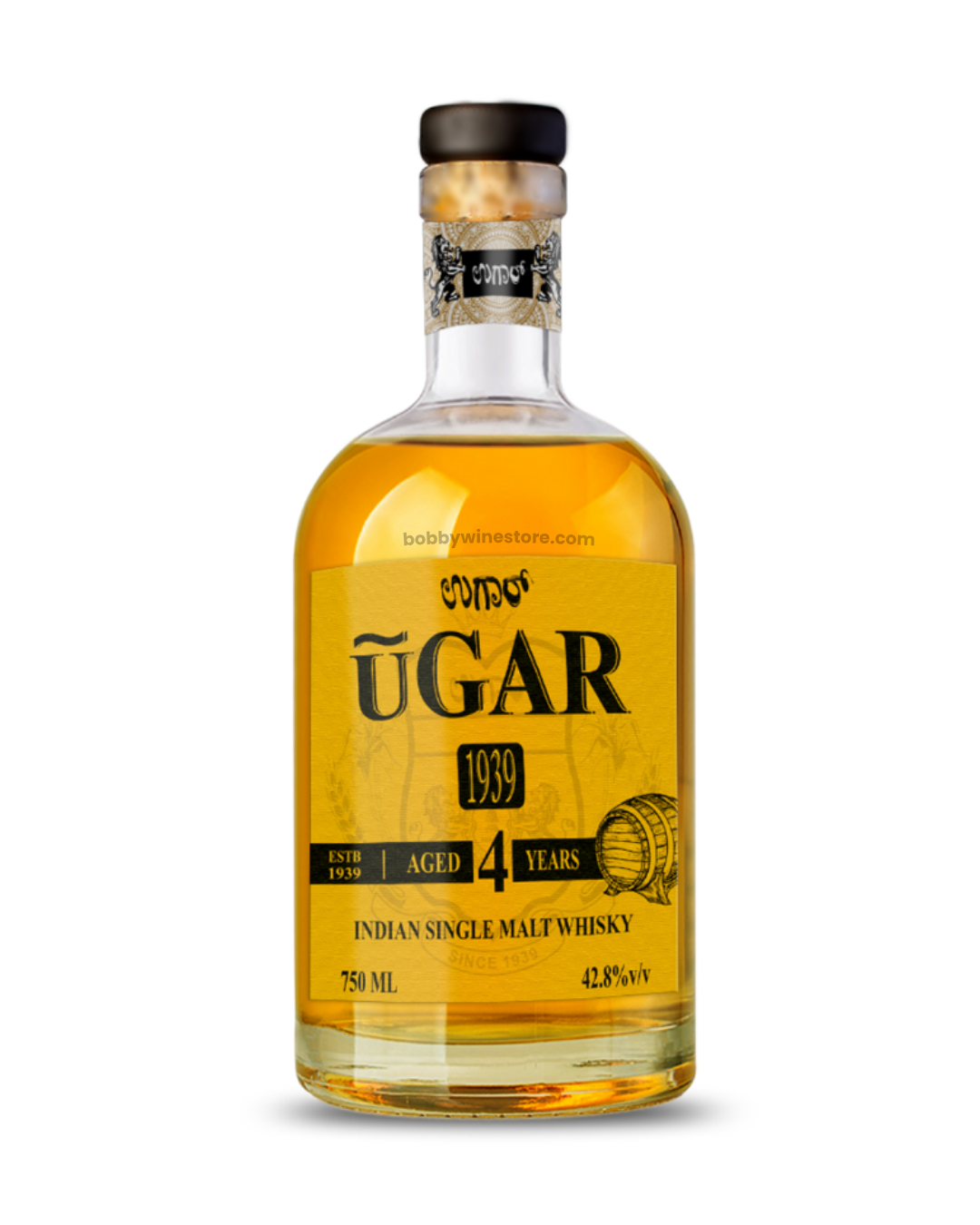 Ugar 4 Years Old Indian SM Whisky - 750ml