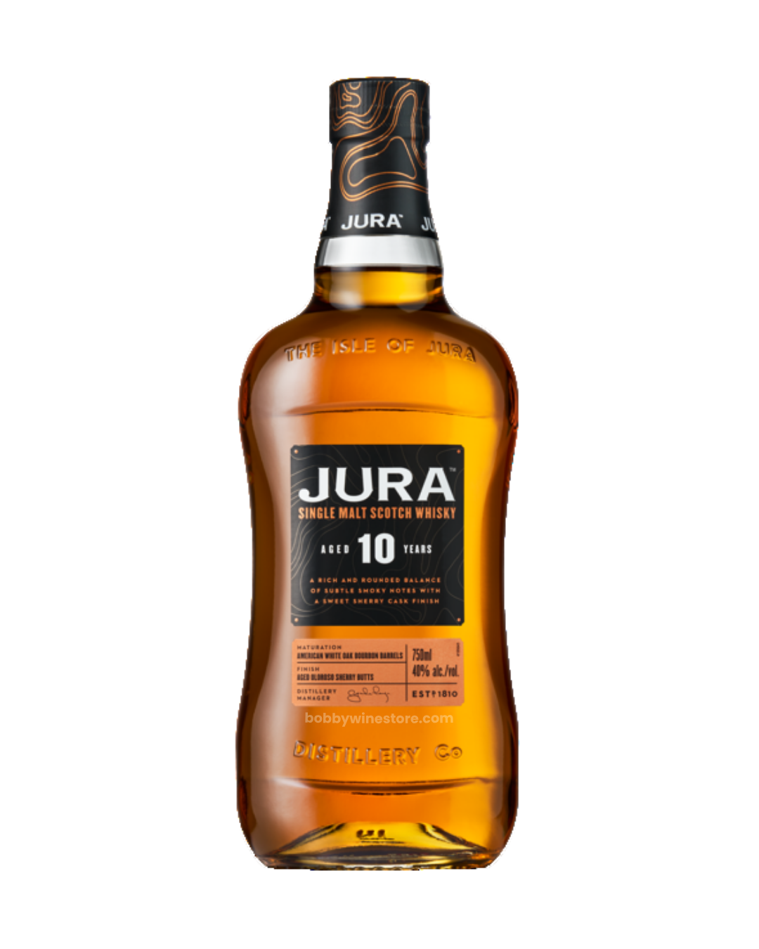 Jura 10 Years Single Malt Whisky - 750ml