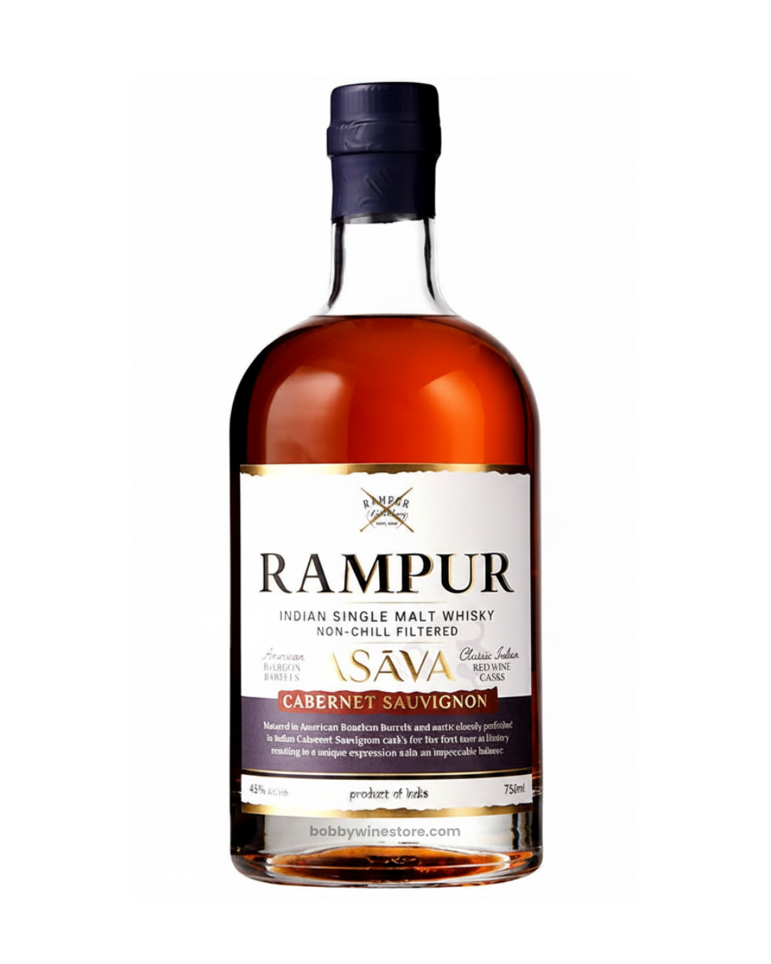 Rampur Asava Indian Single Malt Whisky - 750ml