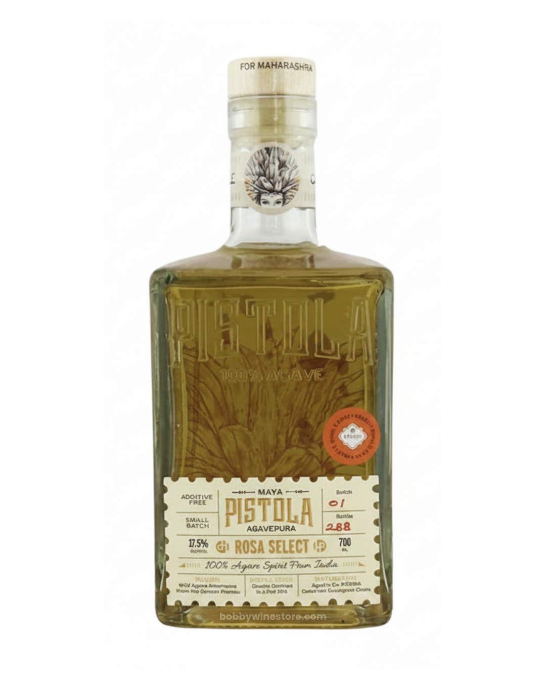 Maya Pistola Rosa 100% Agave - 750ml