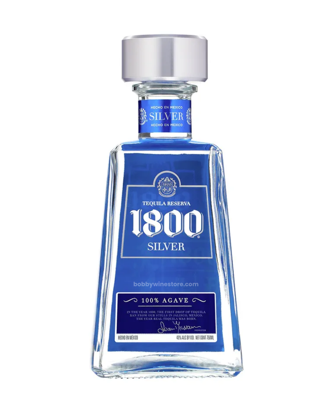 1800 Reverva Silver 100% Agave Tequila - 1000ml